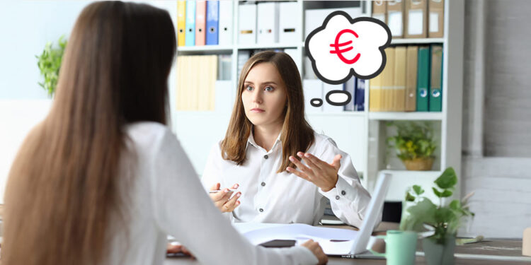 parlare di soldi a un colloquio di lavoro