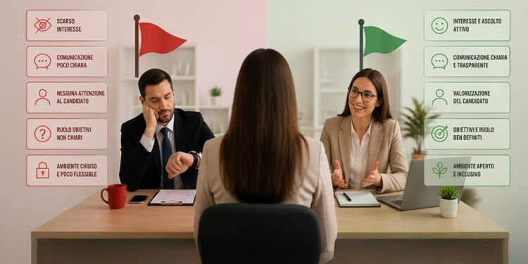 Green e red flags nel colloquio di lavoro
