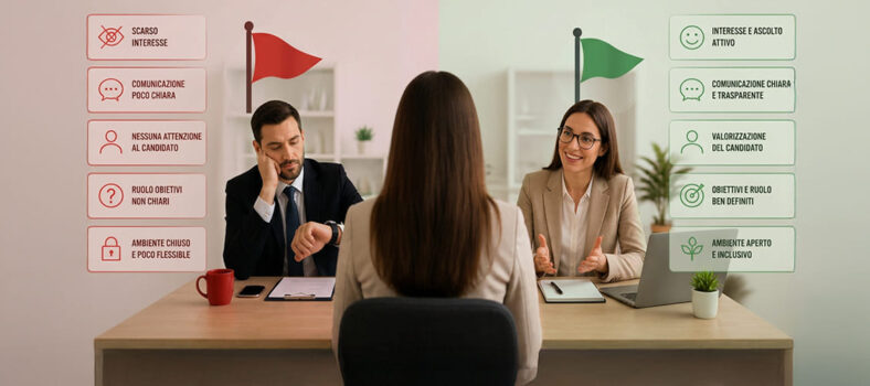 Green e red flags nel colloquio di lavoro